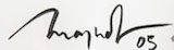 Signature of Emmanuel Moynot